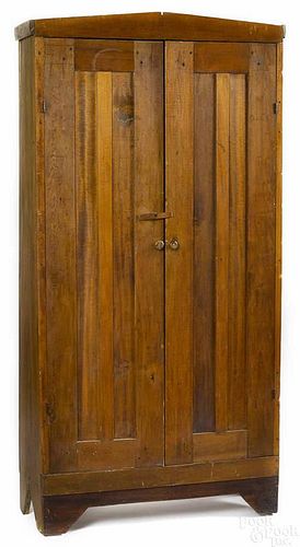Pennsylvania pine cupboard, 19th c., 73'' h., 36''