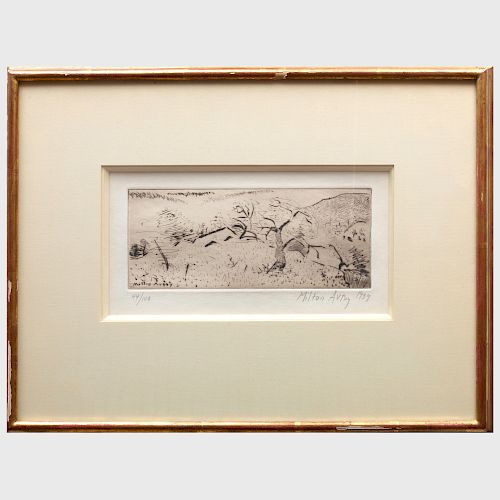 Milton Avery (1885-1965): Japanese Landscape