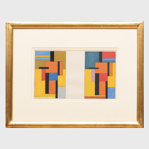Carl Robert Holty (1900-1973): Untitled Abstractions