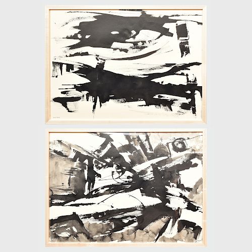 Murray Hantman (1904-1999): Untitled; and Untitled