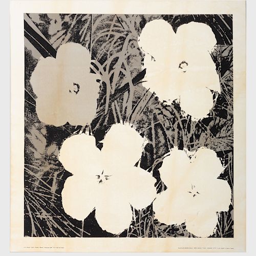 After Andy Warhol (1928-1987): Flowers
