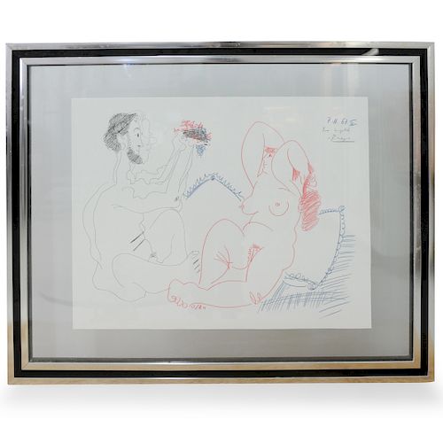 Pablo Picasso (1882-1973) Erotic Sketch