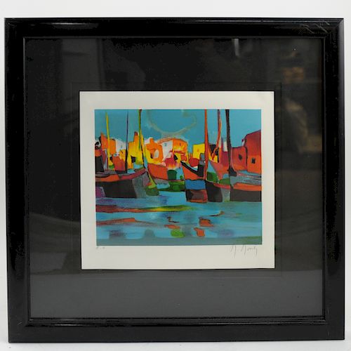 Marcel Mouly (French, 1918-2008) Lithograph