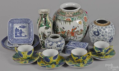 Group of export porcelain tablewares.