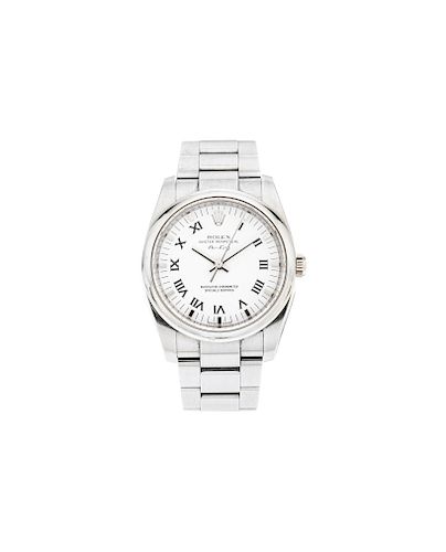 ROLEX OYSTER PERPETUAL AIR-KING. STEEL. REF. 114200