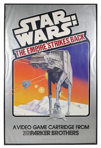 Empire Strikes Back, Video Game Poster, 1982