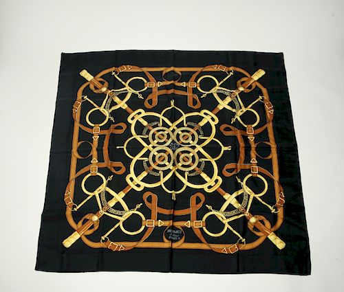 Hermes "Eperon d'Or" Silk Scarf