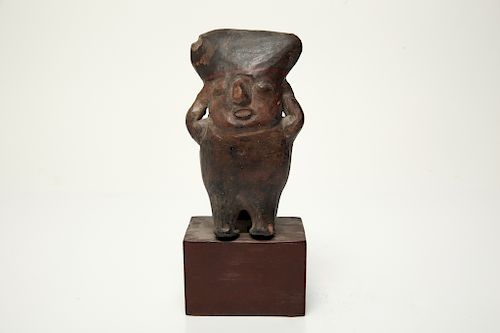 Pre-Columbian Polychrome Standing Figure