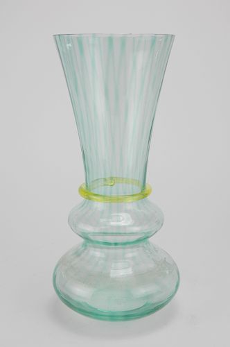 A Kjell Engman for Kosta Boda blown glass vase
