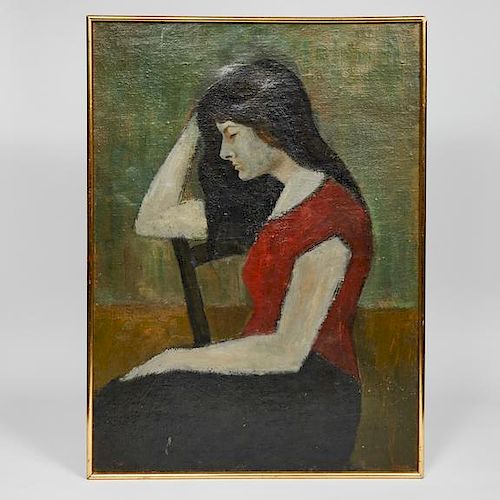 OIL PAINTING OF WOMAN