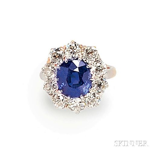 Fine Antique Sapphire and Diamond Ring, Howard & Co.