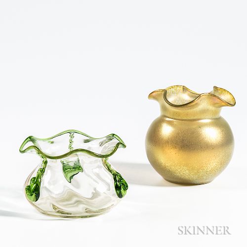 Two Loetz Art Glass Vases