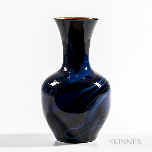 Imperial Art Glass Marbleized Vase
