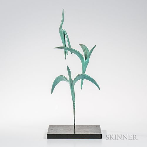 Judy Kensley McKie (b. 1944) Bronze Maquette for Ibis Ascending