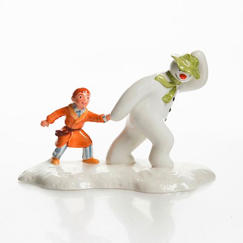 ROYAL DOULTON FIGURINE, THE SNOWMAN AND JAMES