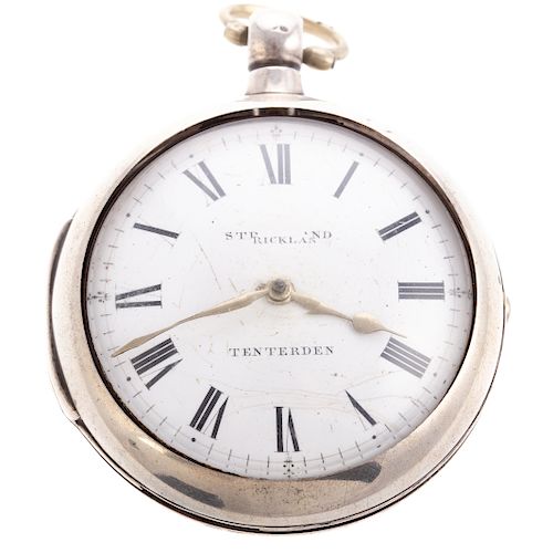 An English Verge Pocket Watch Signed Strickland