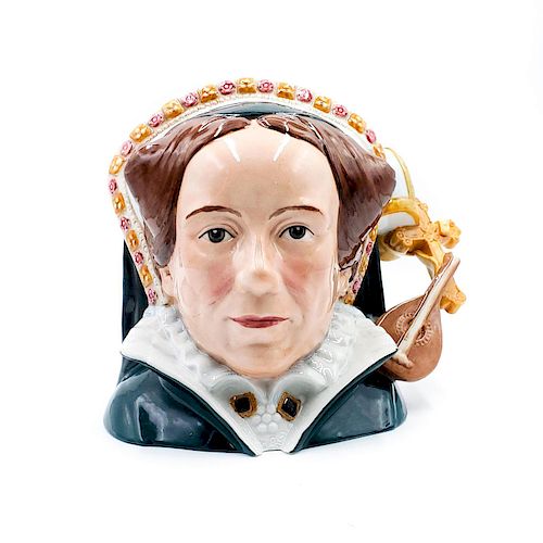 LARGE ROYAL DOULTON CHARACTER JUG, QUEEN MARY I