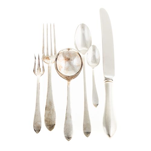 Dominick & Haff "Pointed Antique" Flatware Svc.