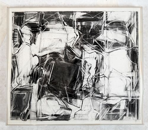 James DEL GROSSO: Untitled - Charcoal, Paper