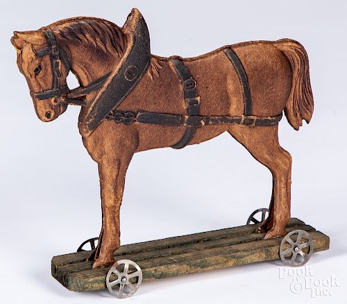 Advertising horse pull toy
