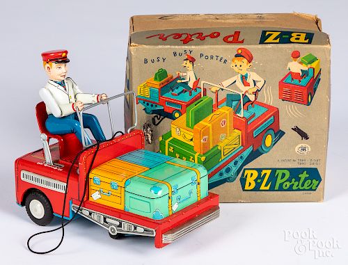 Japanese Modern Toys battery operated B-Z Porter