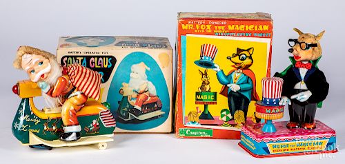 Two battery operated toys, in original boxes
