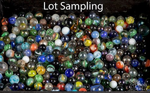 Large group of marbles