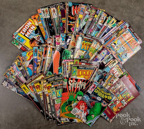 Over 100 75 cent and newer comic books.