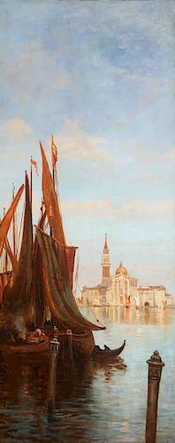 VENICE OIL PAINTING, ARIST SIGNED