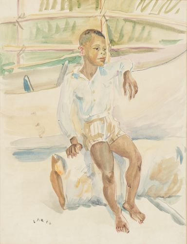 Jorge Larco (Argentine, 1897-1967) Watercolor