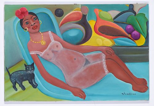 Fritzner Alphonse (Haitian, 1938-2006) Painting
