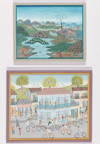 Two Haitian (20th c.) Paintings