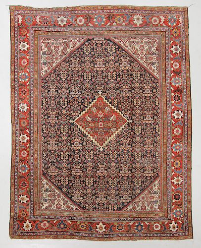 Antique Mahal Rug, Persia: 10'7'' x 13'10''