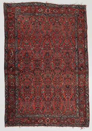 Antique Bidjar Rug, Persia: 4'10'' x 7'0''