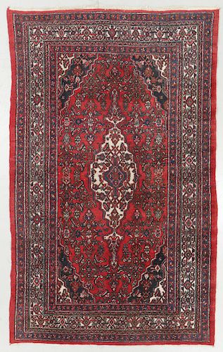 Semi-Antique Hamadan Rug, Persia: 5'4'' x 8'7''