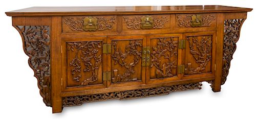 Fine Antique Chinese Huanghuali Altar Cabinet