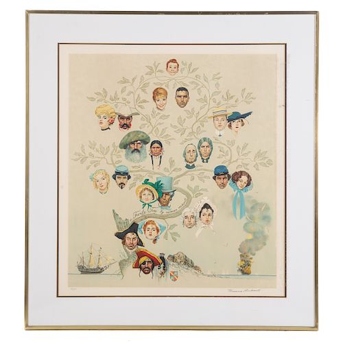 Norman Rockwell. "A Family Tree"