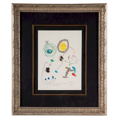 Joan Miro. "Lithographie Originale"