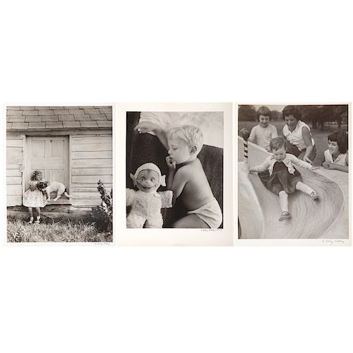 A. Aubrey Bodine. Three Photographs of Children