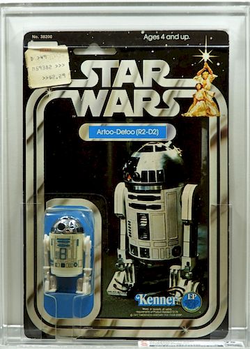 1977 Kenner Star Wars 12 Back A R2-D2 CAS 75
