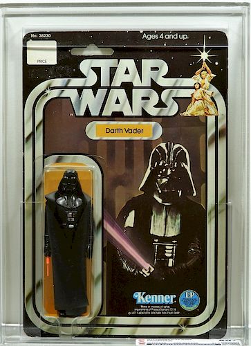 1977 Kenner Star Wars 12 Back Darth Vader CAS 80+