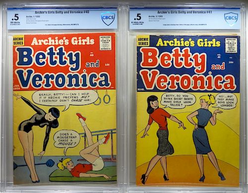 2PC Archie's Girls Betty and Veronica #40 #41 CBCS