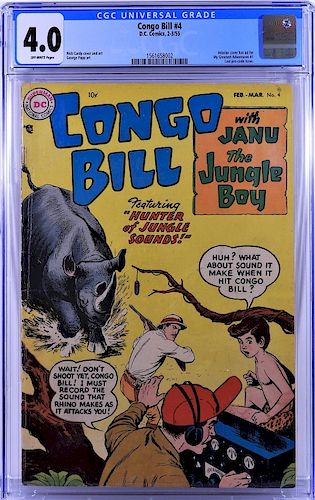 DC Comics Congo Bill #4 CGC 4.0