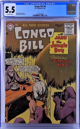 DC Comics Congo Bill #6 CGC 5.5