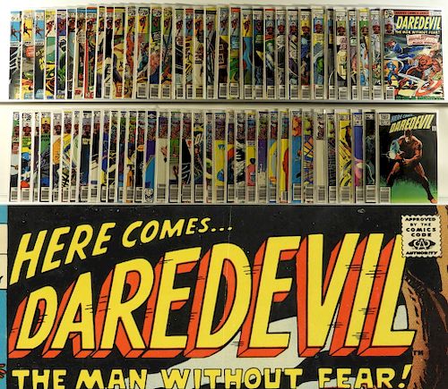 69 Marvel Comics Daredevil #54-#193 Near Comp. Run