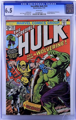 Marvel Comics Incredible Hulk #181 CGC 6.5