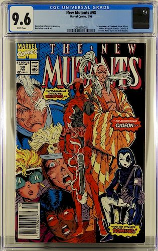 Marvel Comics New Mutants #98 CGC 9.6 Newsstand