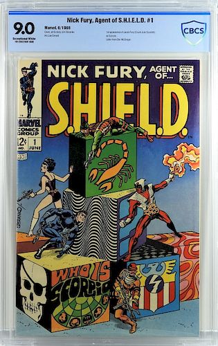 Marvel Comics Nick Fury Agent of SHIELD 1 CBCS 9.0