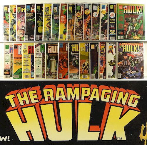Marvel Curtis Magazine Rampaging Hulk Complete Run