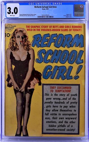 Avon Realistic Comics Reform School Girl CGC 3.0